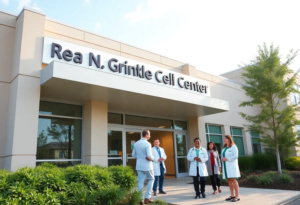 Exterior view of the Rena N. Grant Sickle Cell Center in Charleston