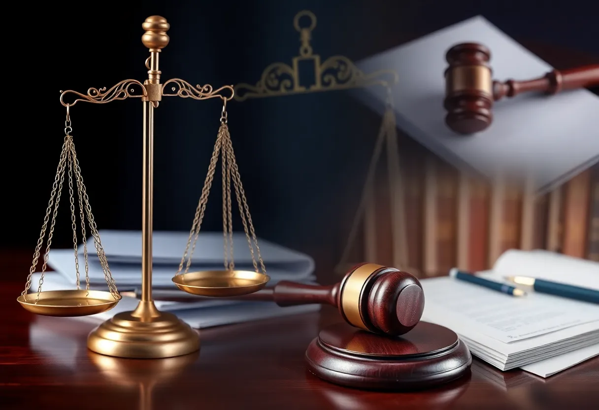 Visual representation of personal injury law concepts