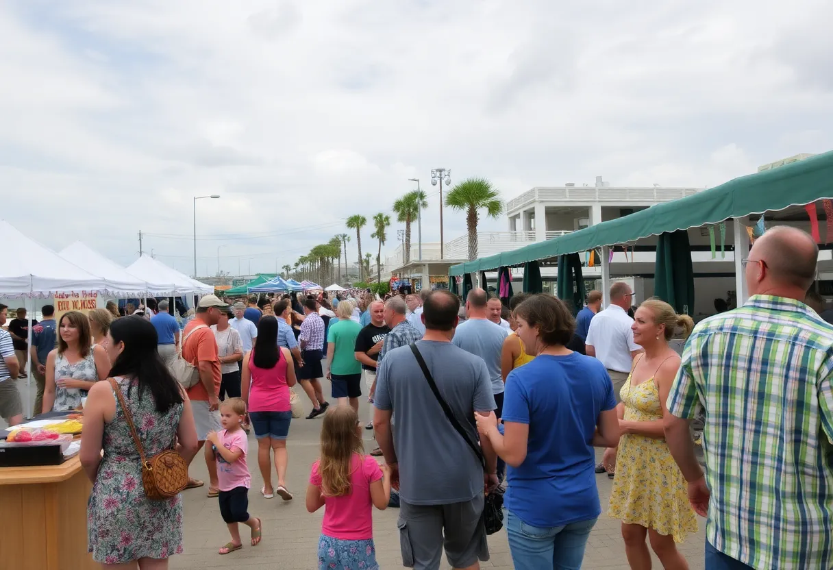 Families enjoying community events at Isle of Palms