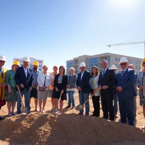 Groundbreaking ceremony for a new healthcare facility in St. George, South Carolina